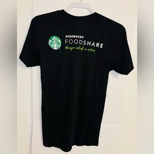 Starbucks Employee Black Short Sleeve Tee. Size Small